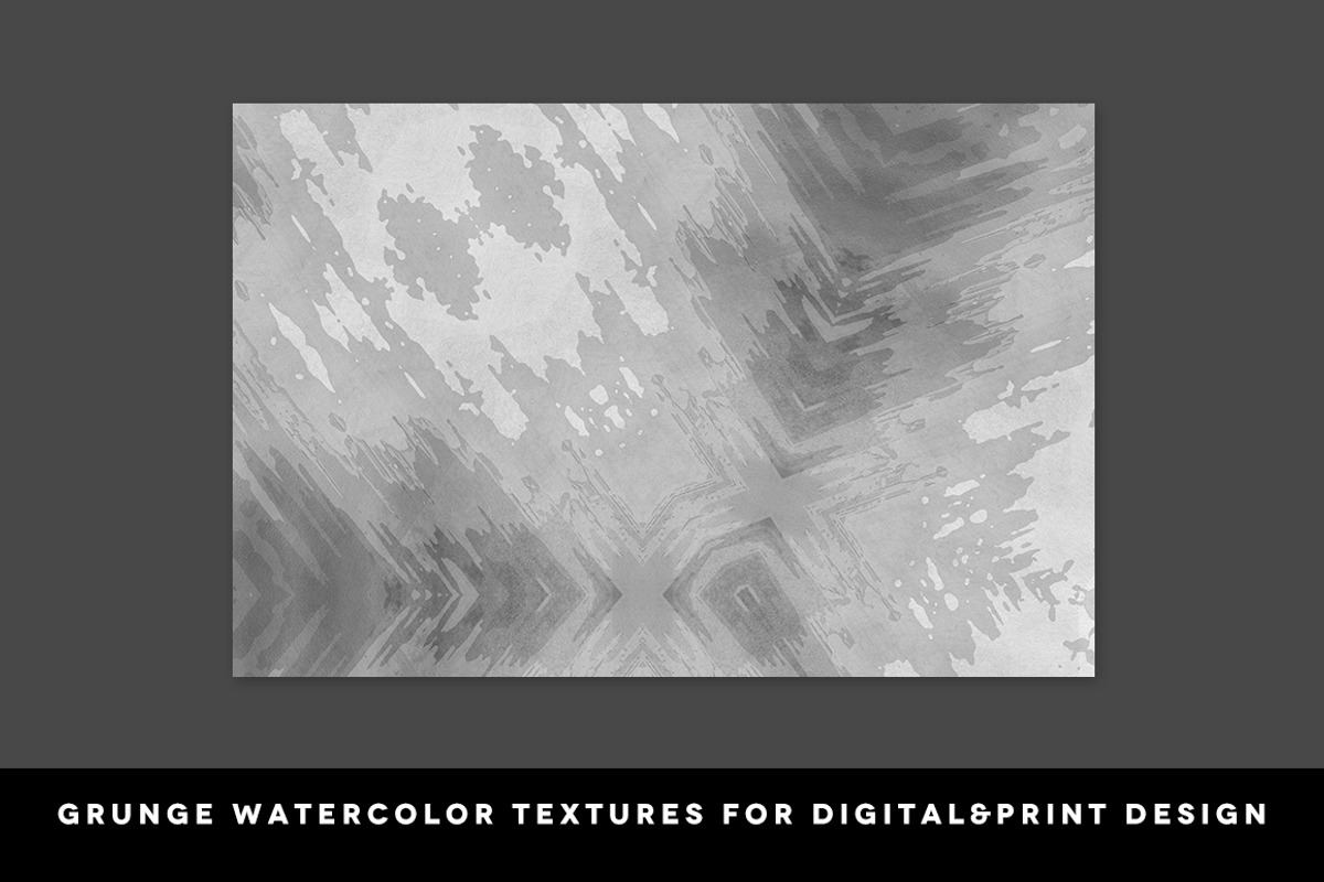 Grunge Watercolor Textures Bundle preview 2