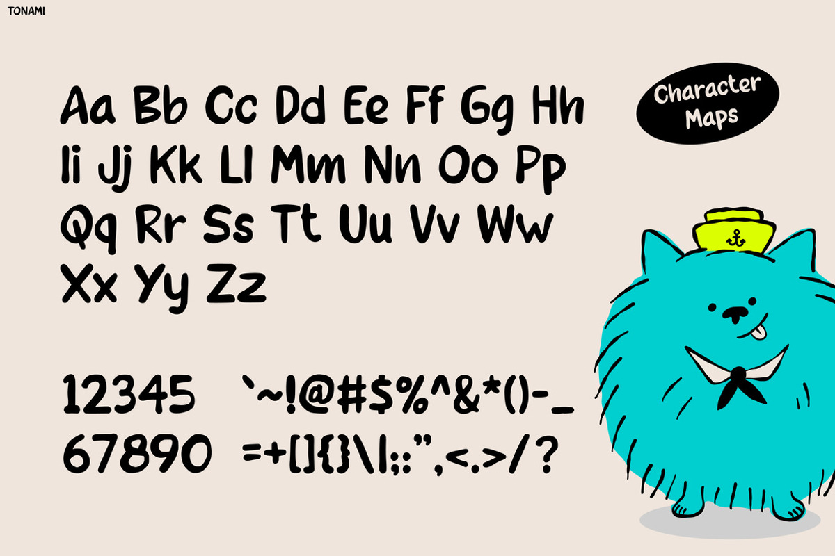 Tonami, a Handwritten Font by Pinisi ART (Photo 2 of 10)