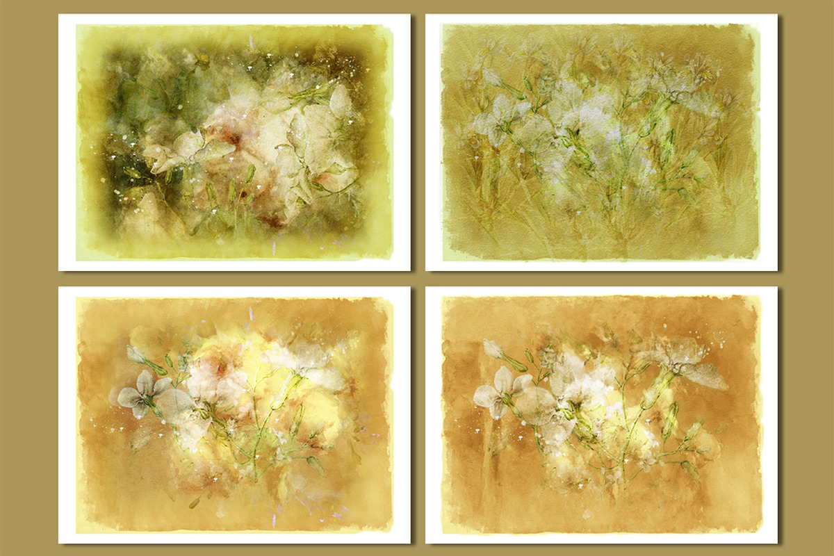 Poetic Watercolor Backgrounds, a Pattern Graphic by Suna Kosem (Photo 17 of 26)