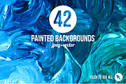 42 Magic Painted Backgrounds, a Texture Graphic by kotoffei (Thumbnail 1 of 5)