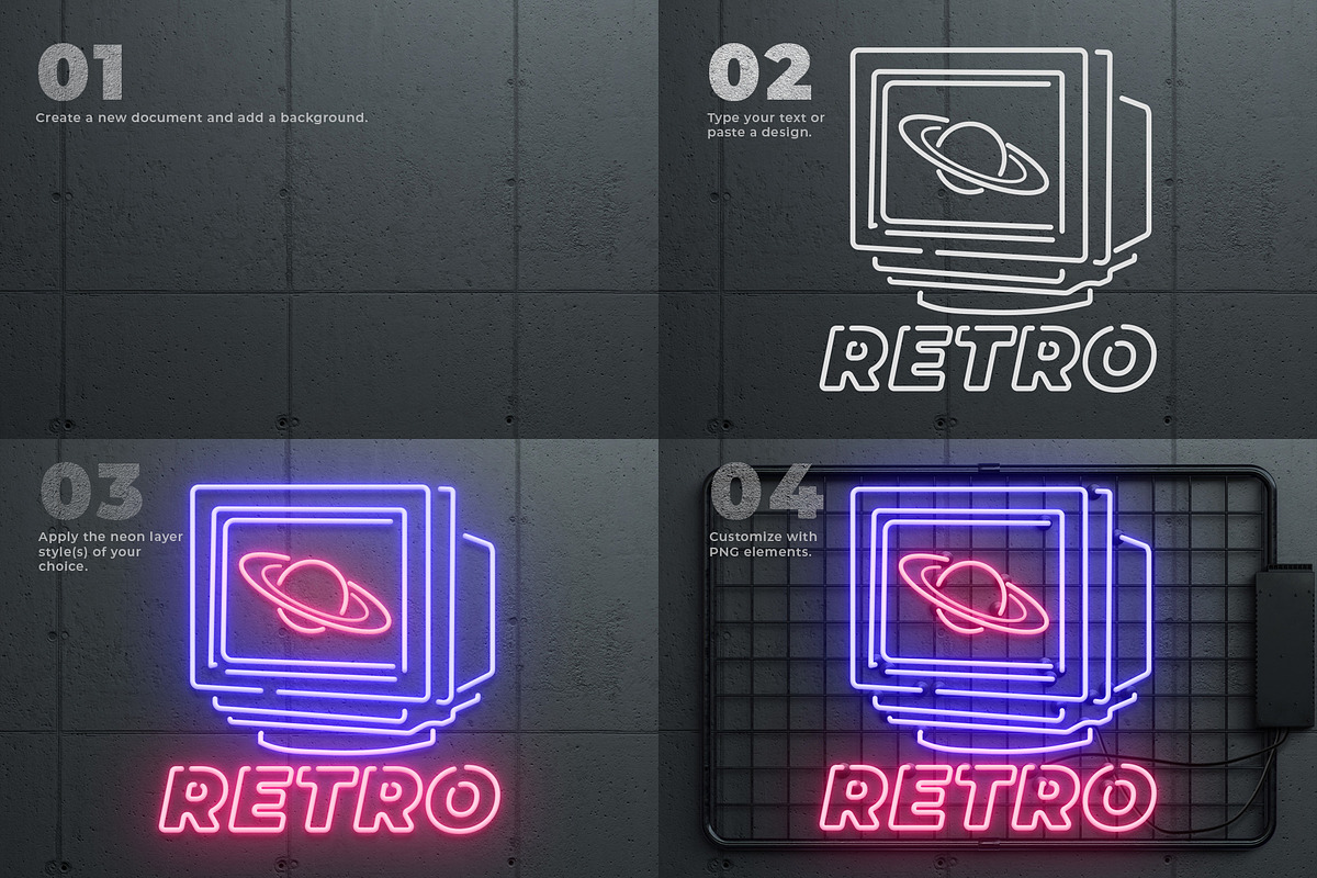 The Neon Toolbox, a Layer Style Add-On by MiksKS (Photo 9 of 29)