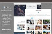 Spiral - One Page WordPress Theme, a WordPress Template by pixelonetry (Thumbnail 2 of 2)