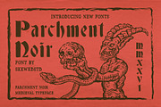 Parchment Noir Medieval Typeface, a Blackletter Font by Skewed Studio (Thumbnail 1 of 7)