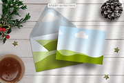 16 Christmas Card Canva Mockups, a Merchandise Mockup by Mockup Scene (Thumbnail 12 of 23)