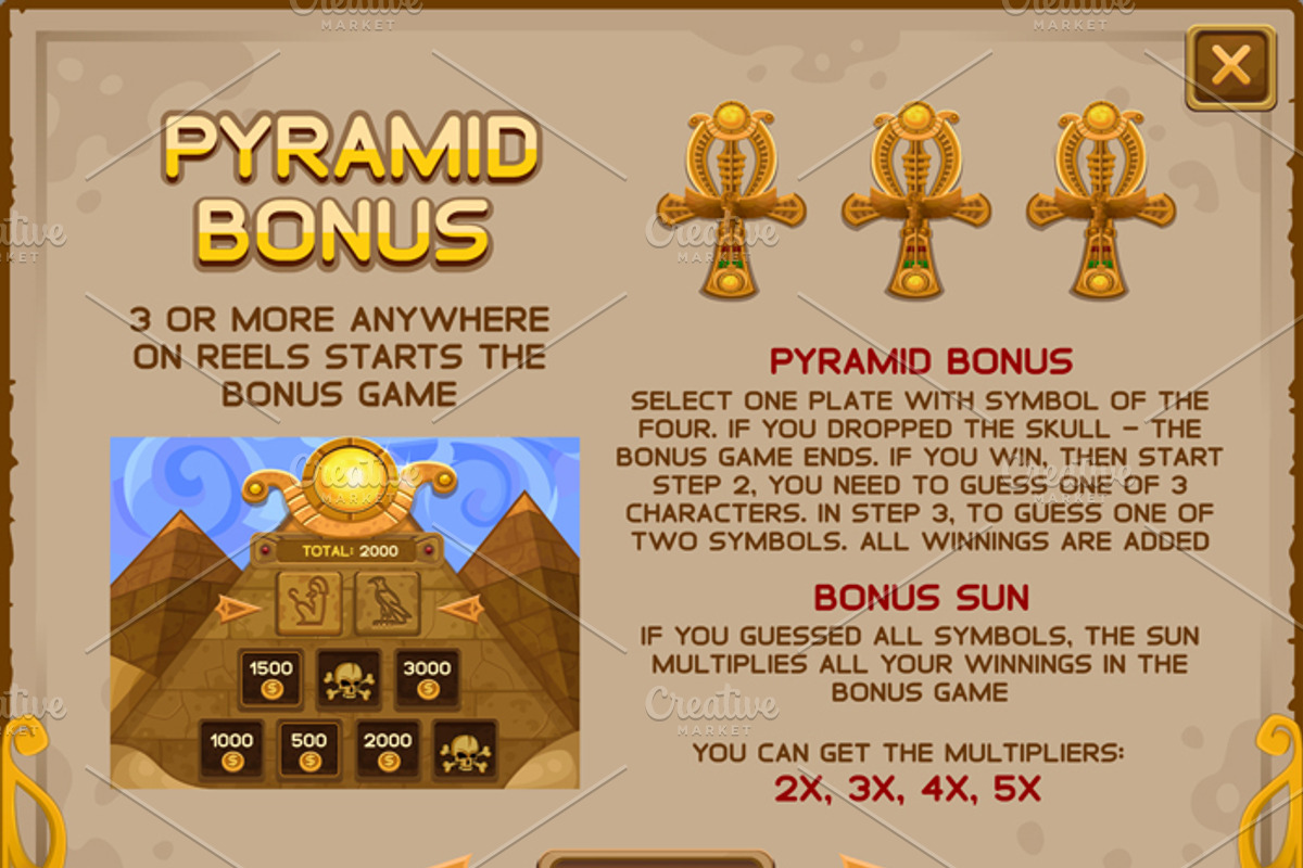Egyptian treasures slots game, an Illustration by Saranai Store (Photo 6 of 11)