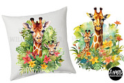 Gorgeous Giraffes clipart, an Animal Illustration by AMBillustrations (Thumbnail 4 of 5)