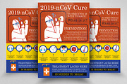 Corona virus Prevention Flyer, a Flyer Template by Business Flyers (Thumbnail 1 of 2)