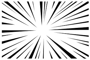 Comic book speed lines, an Object Illustration by Things for designers