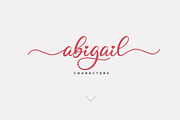 Abigail, a Script Font by Hustletter (Thumbnail 13 of 13)