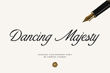 Dancing Majesty–Elegant Calligraphy