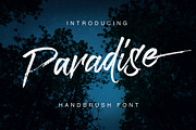 Paradise Typeface, a Script Font by QueenType (Thumbnail 1 of 9)