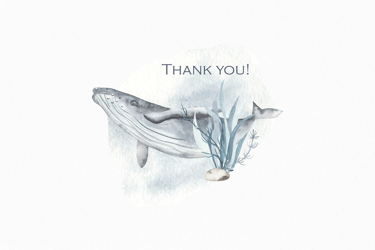 Undersea world Watercolor, an Animal Illustration by Marina Ermakova (Photo 12 of 12)