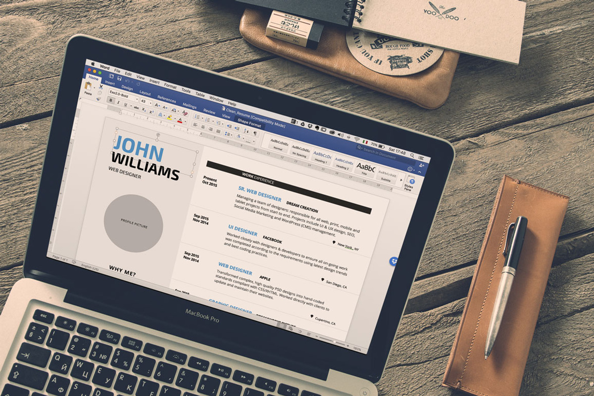 Clean Resume/Cv Template Volume 2, a Resume Template by TheResumeCreator (Photo 6 of 6)