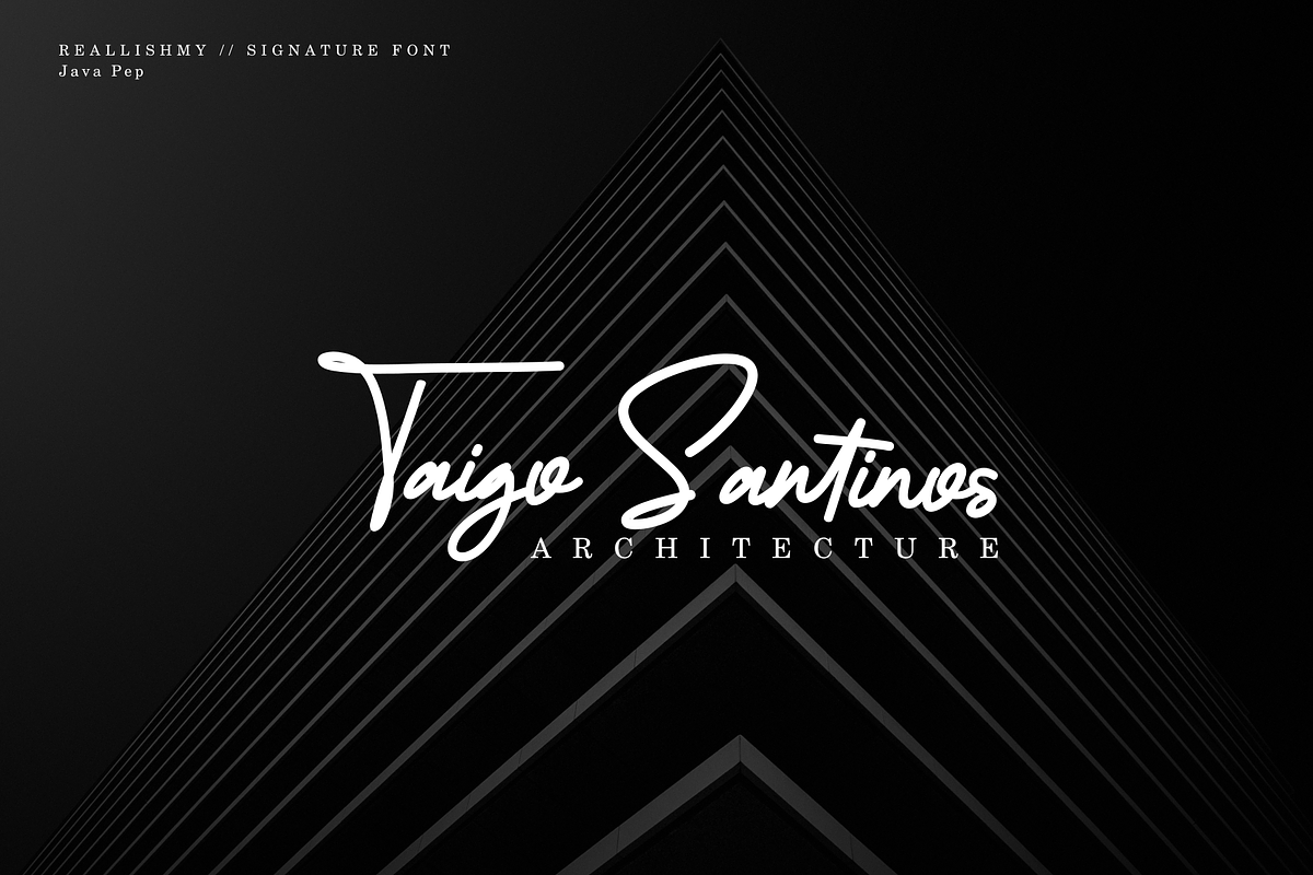 Reallishmy // Signature Font preview 5
