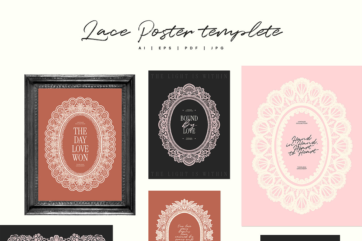 Vintage Lace | Poster Builder, an Object Graphic by KetteCreate (Photo 11 of 18)