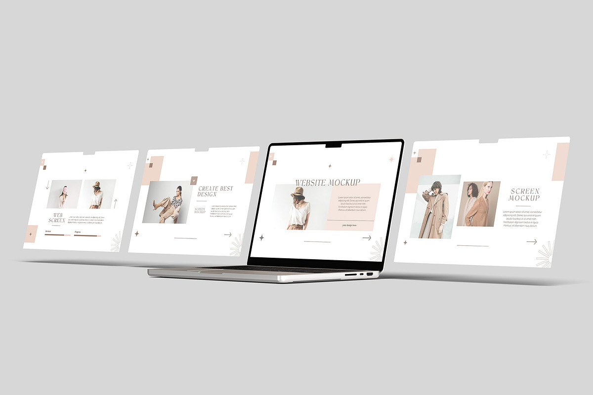 Laptop Screen Website Mockup, a Mac Mockup by graphicpages (Photo 11 of 16)