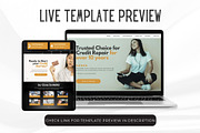Credit Repair Canva Website Template, a Landing Page Template by Kromatic Design Studio (Thumbnail 3 of 8)