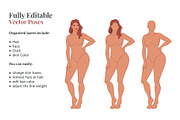 Plus Size Female Fashion Croquis, a Person Illustration by Shorena Fashion Draws (Thumbnail 9 of 13)