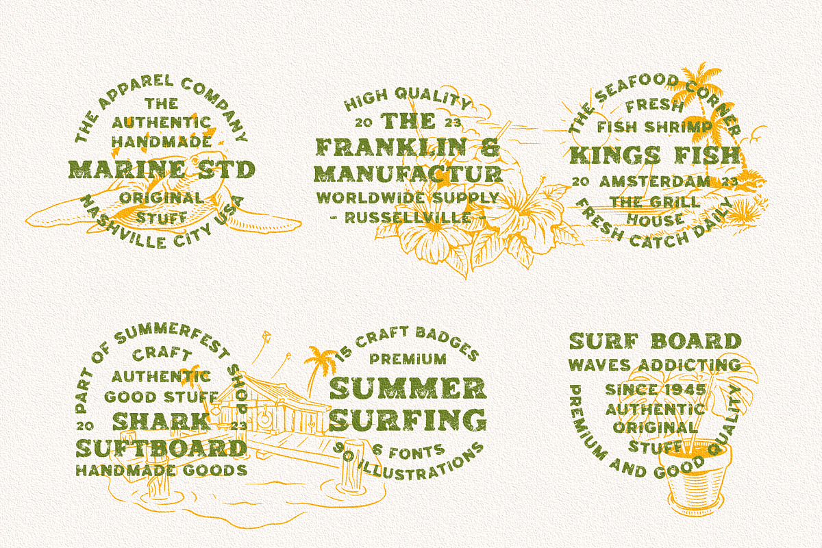Summer Surfing - Display Font, a Serif Font by Edignwn Type (Photo 2 of 13)