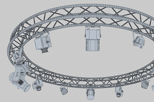 Circle Square Truss 400cm-Stage Ligh