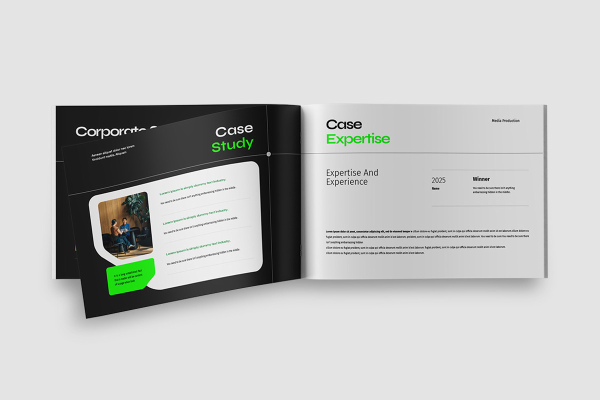 Project Company Profile Template, a Brochure Template by TMint Play (Photo 5 of 8)