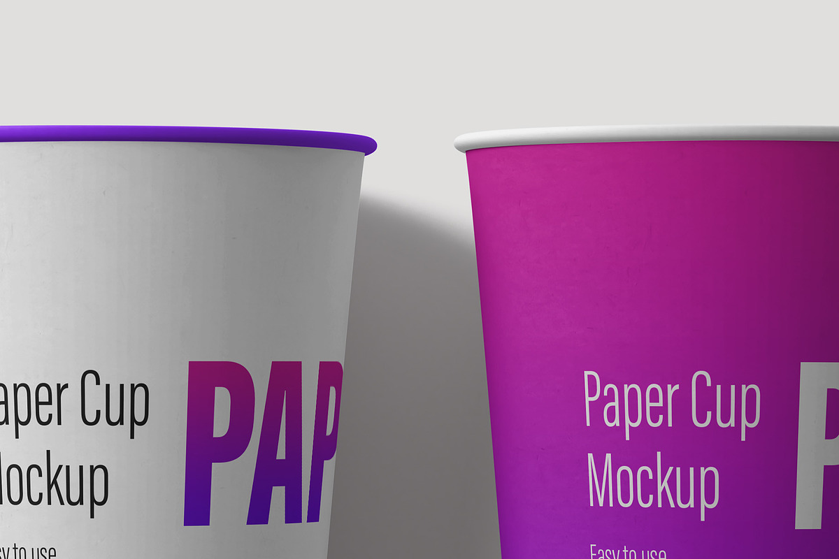 Paper Cup Mockup - 12 Views, a Cups & Container Mockup by Illusiongraphic (Photo 25 of 29)