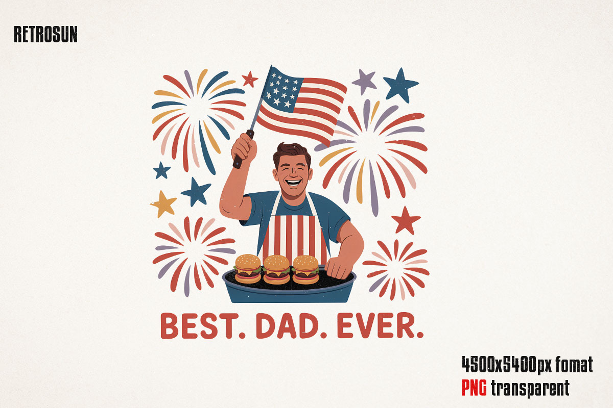4th of July Father’s Day PNG Bundle, an Object Graphic by GlitterCraft (Photo 54 of 61)