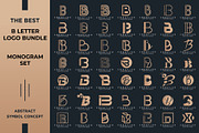 Letter B Logo Bundle Monogram Set, a Branding & Logo Template by Pixel Design (Thumbnail 1 of 6)