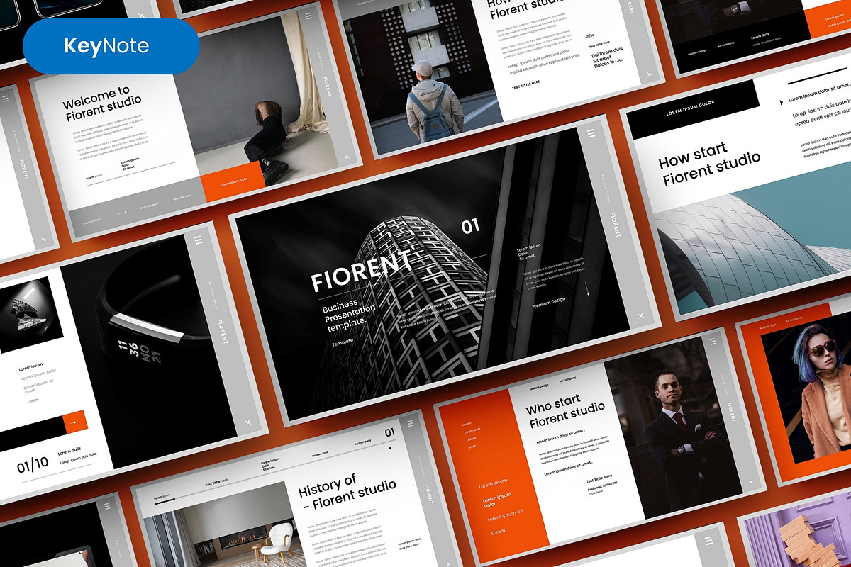 Fiorent – Business Keynote Template, a Presentation Template by Dens Creative Studio (Photo 1 of 6)