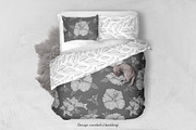 Hibiscus Line Drawing Floral Pattern, a Pattern Graphic by Rose Design (Thumbnail 6 of 12)