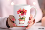 Spring Daisy Flower Clipart Png, an Illustration by Craft Nest (Thumbnail 8 of 11)