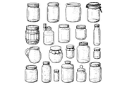Mason Jars and Storage Containers, an Object Graphic by nikagraphic (Thumbnail 2 of 3)