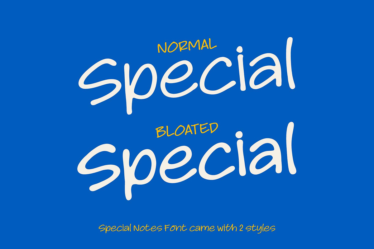 Special Notes; Handwritten Font, a Handwritten Font by Eko Bimantara (Photo 5 of 7)