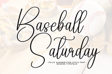 Baseball Saturday | Script Font