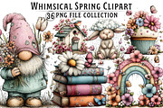 Whimsical Spring Clipart Bundle, an Illustration by Dream Creation (Thumbnail 1 of 7)