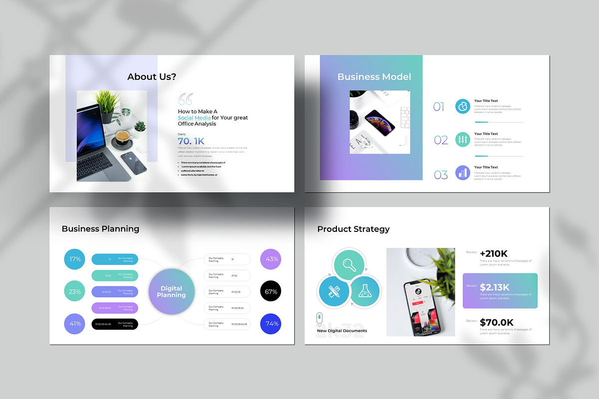 Digital Agency Pro Presentation, a Presentation Template by Creative-Work (Photo 3 of 9)