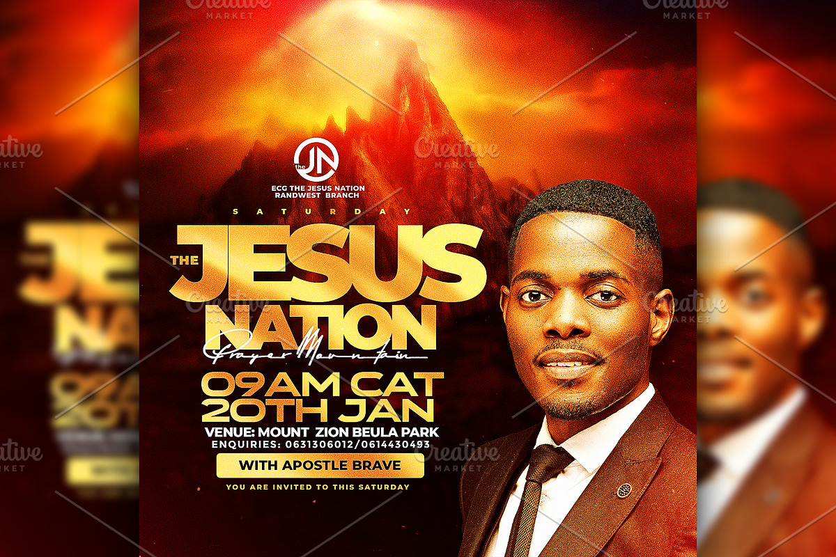 Church Flyer Design Template, a Social Media Template by church flyer templates (Photo 1 of 5)