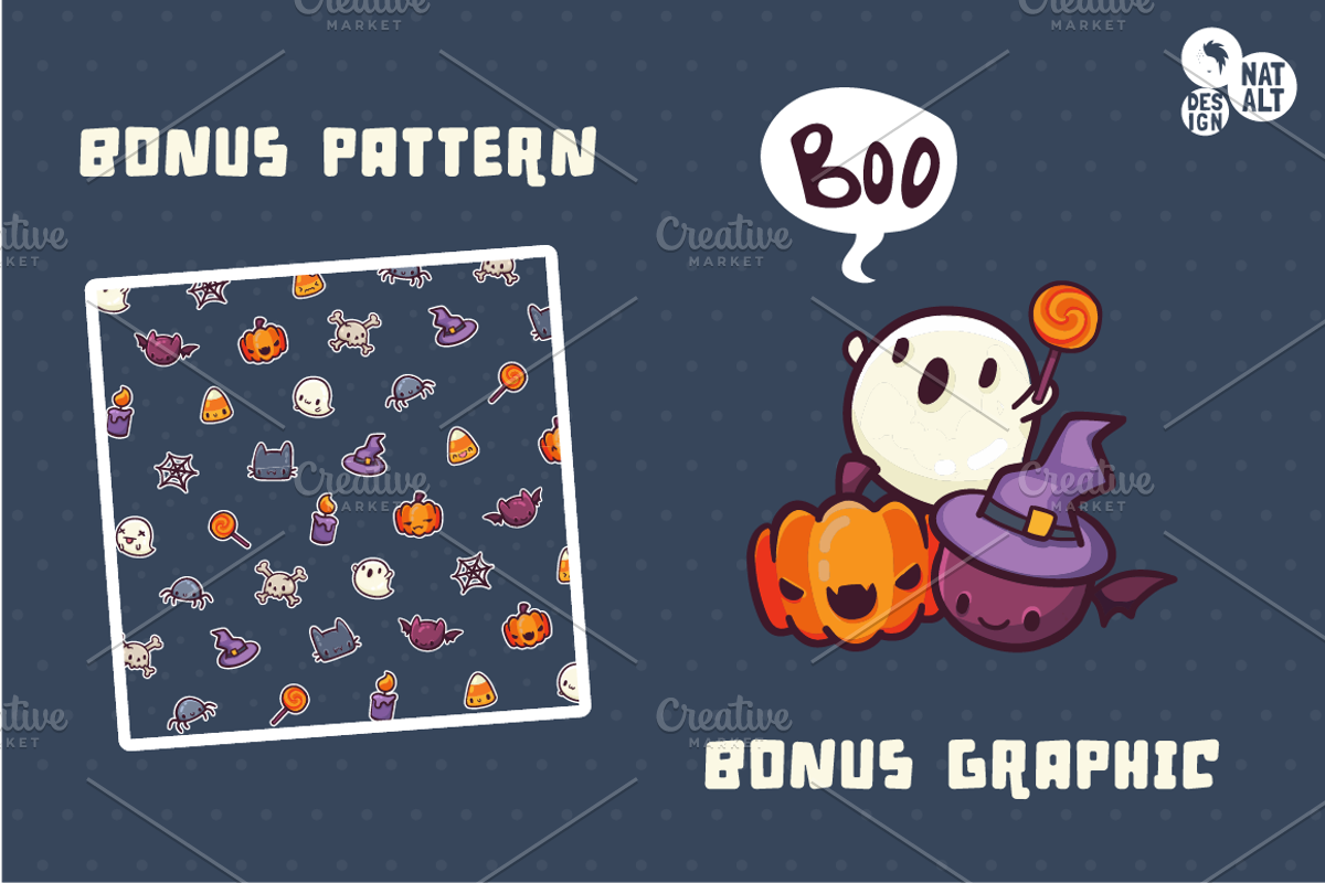 Cute & Spooky Halloween Icons, an Icon by NatBurger (Photo 3 of 3)