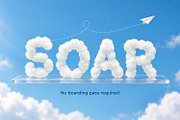 White Clouds Font, a Sans Serif Font by Handmadefont (Thumbnail 10 of 13)