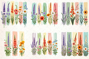 Brushstroke Christian Flower Clipart, an Illustration by Libby Wishes (Thumbnail 3 of 4)