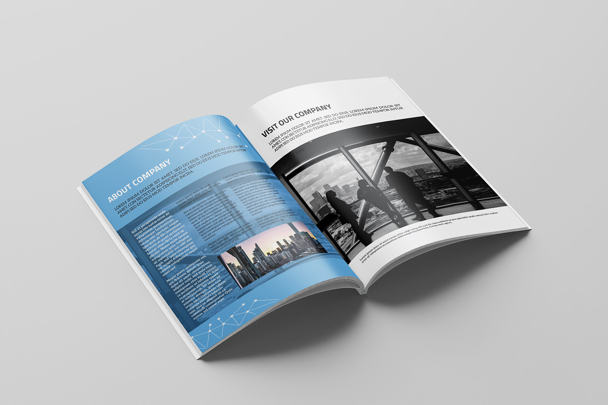 Corporate Brochure Template, a Brochure Template by retrographix (Photo 4 of 10)