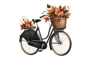 Beige & Black Autumn Watercolor PNG, an Illustration by Designking (Thumbnail 4 of 4)