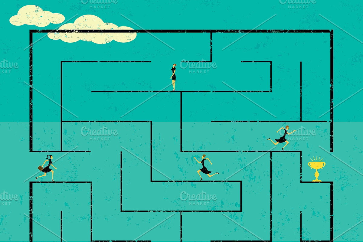 Business Concepts Bundle 11 Women, a Person Illustration by retrorocket (Photo 3 of 21)