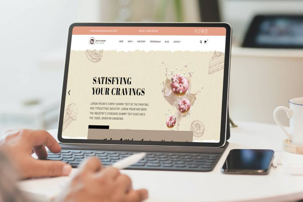 Food & Restaurant WordPress Theme - Healthy Snacks preview 4