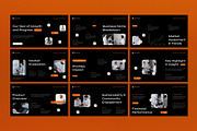 Black Annual Report Google Slide, a Presentation Template by graphicook (Thumbnail 2 of 4)