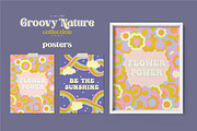 Groovy nature collection, an Illustration by Mona Ahmed (Thumbnail 6 of 7)