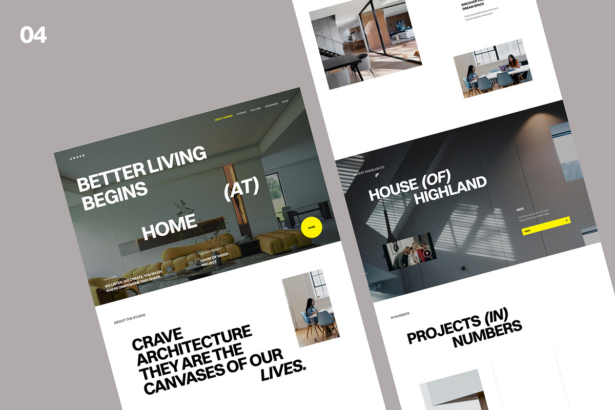 5 Figma Architecture Template, a Landing Page Template by neuwebz (Photo 5 of 6)