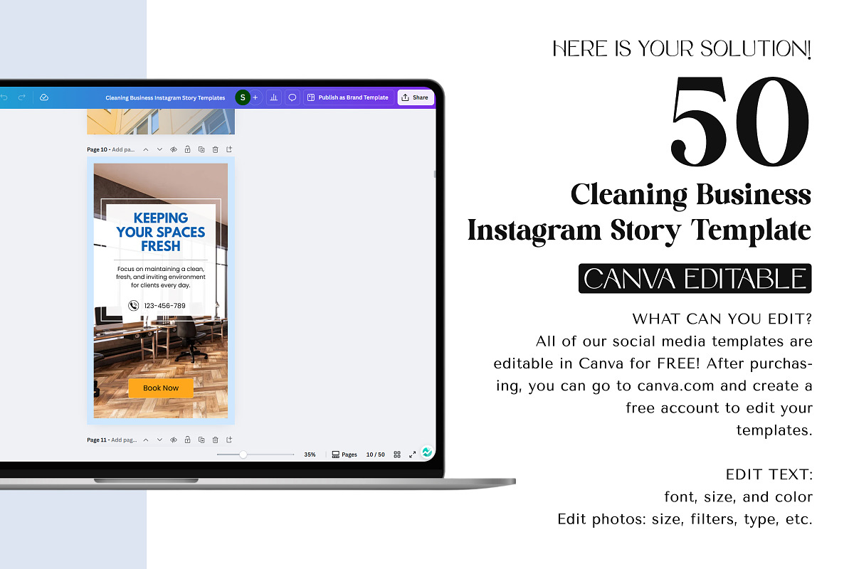 Cleaning Business Instagram Story, a Social Media Template by Snapybiz (Photo 8 of 10)