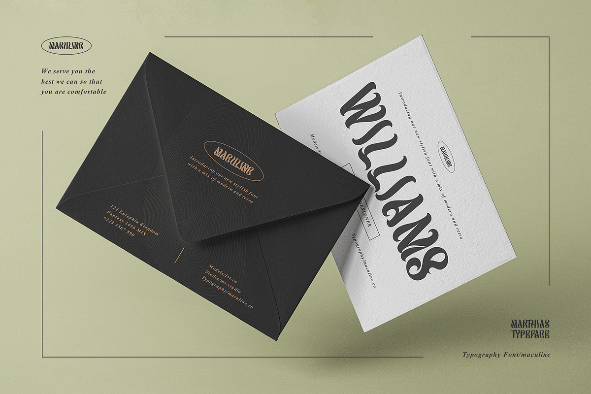 Marthias - Display Font, a Sans Serif Font by Maculinc Type (Photo 7 of 10)