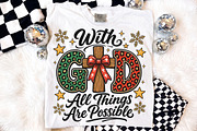 With God All Things Are Possible PNG, a Seasonal Illustration by Libby Wishes (Thumbnail 1 of 4)